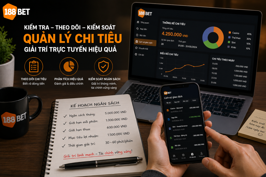Người chơi kiểm tra chi tiêu và quản lý vốn giải trí trực tuyến hiệu quả